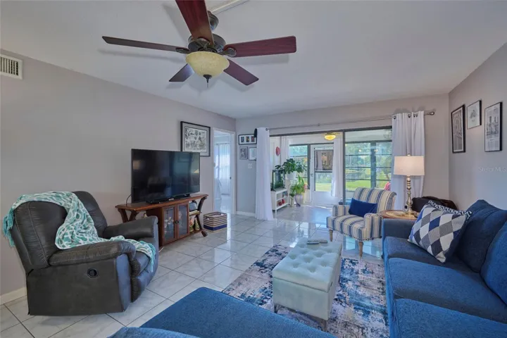 The door to the left of the picture leads into the master bedroom suite.