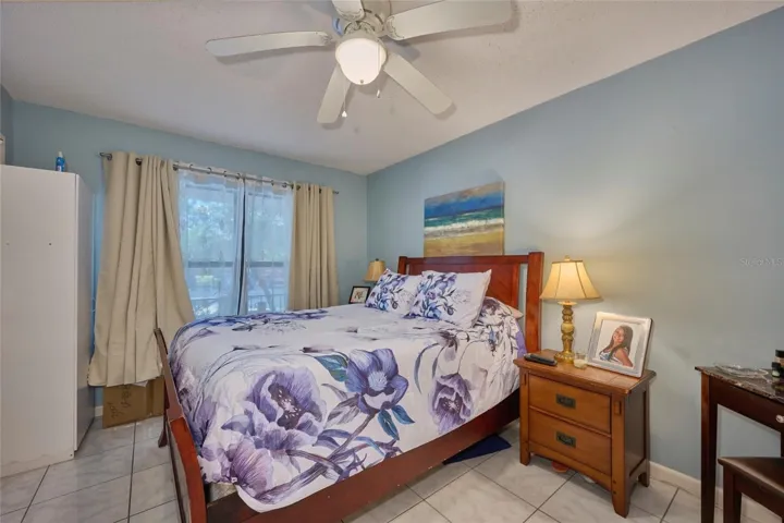 Guest bedroom is located on the front side just off the dining area