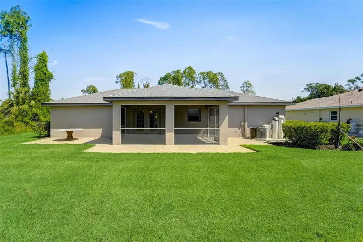Backside view of the Home