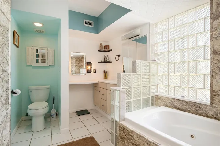 Renovated Master Bathroom