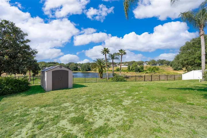 Property extends down to natural Pond.