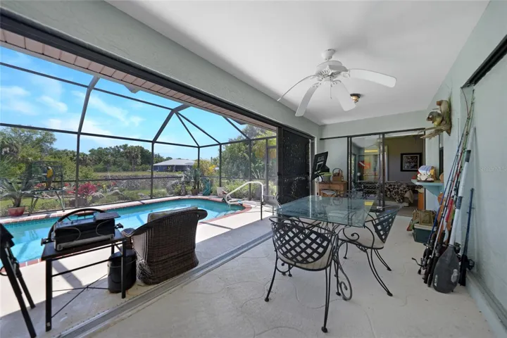 Lanai and pool