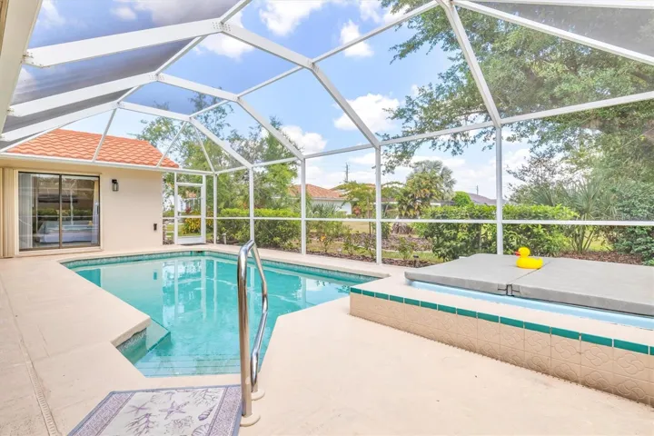 Screen Enclosed Pool and Spa
