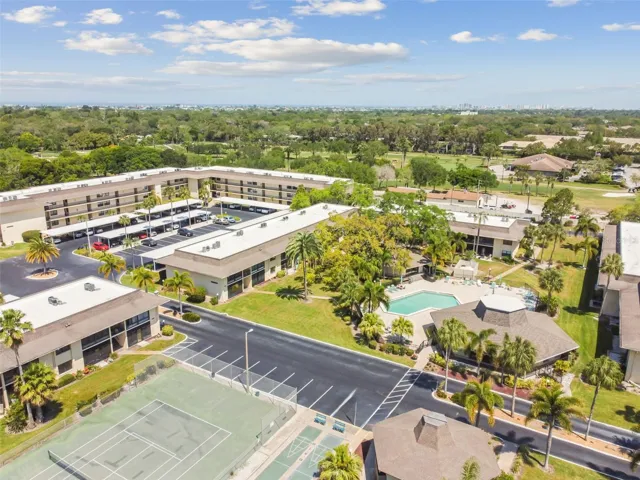 Great location within Villas De Golf.  Walk out your back porch, cross the lawn, and you're at the pool and clubhouse.  Cross the street and you're at the tennis/pickle ball, and shuffleboard courts.