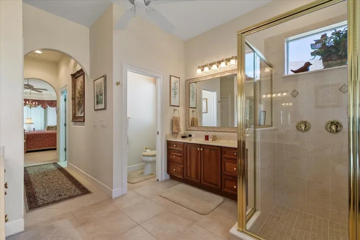 Shower with Dual Showerhead