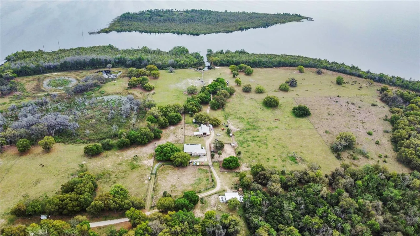 Aerial View Looking East