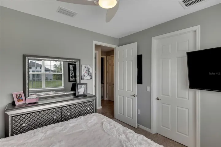 Bedroom # 2 offers a large walk in closet.