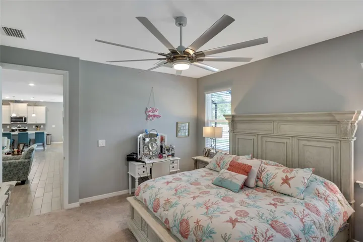 Primary BR is located at the far end of home.