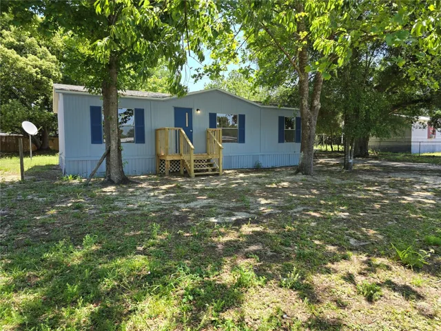 View from street with large front yard