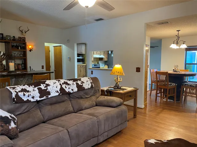 Living room looking towards the dinette