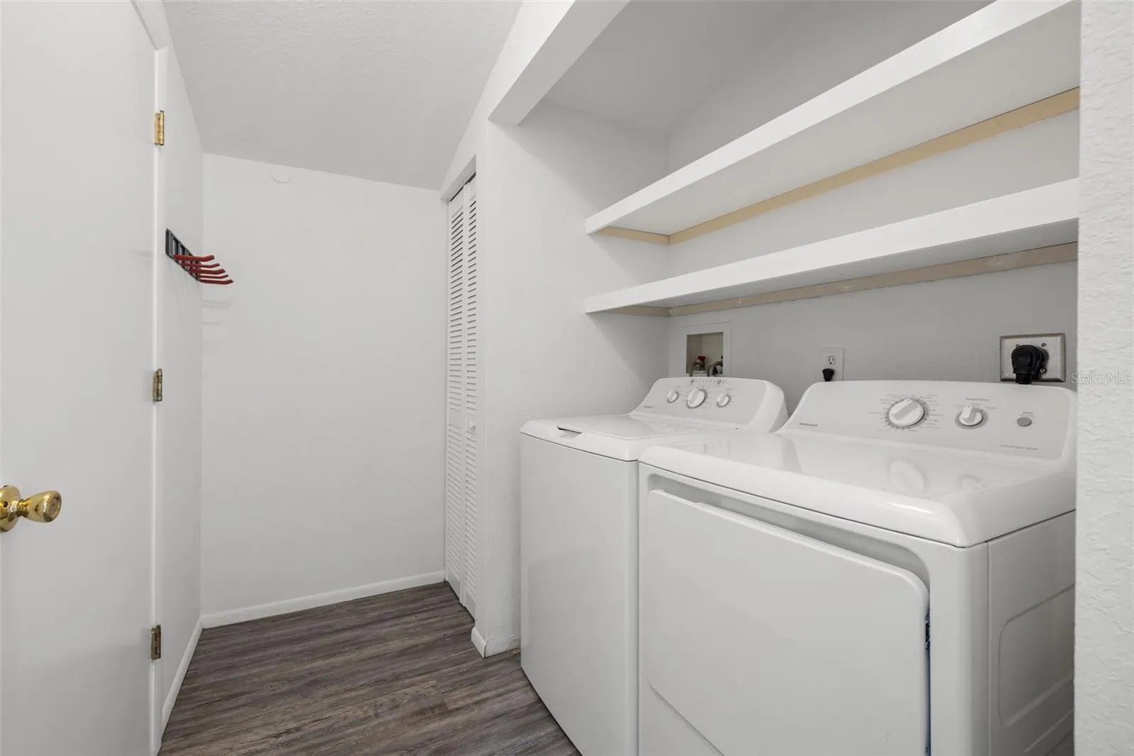 Private laundry area