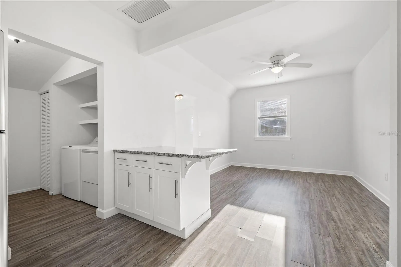 Open concept floor plan