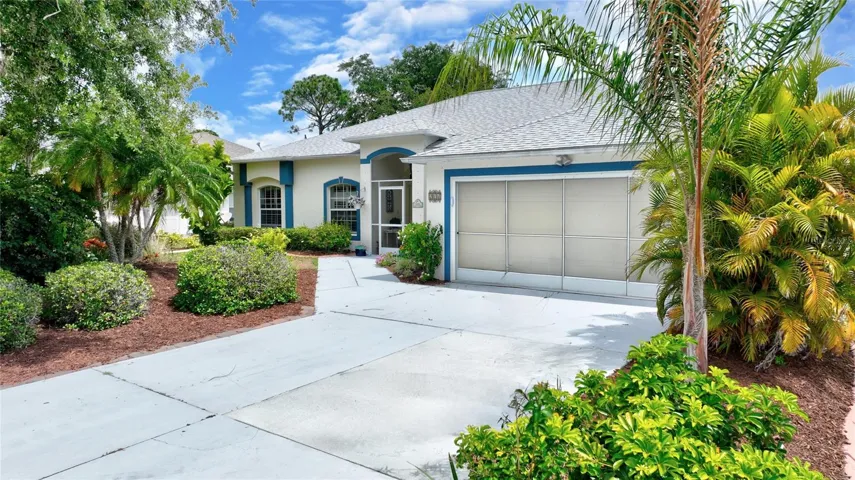 Captivating mature landscaping