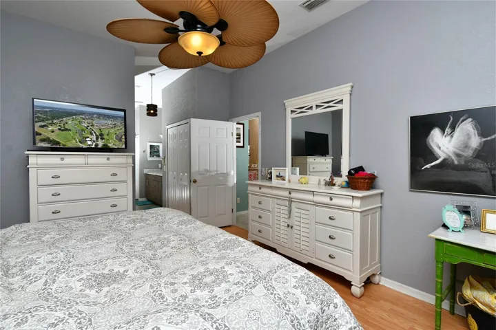 Primary Bedroom and Bathroom