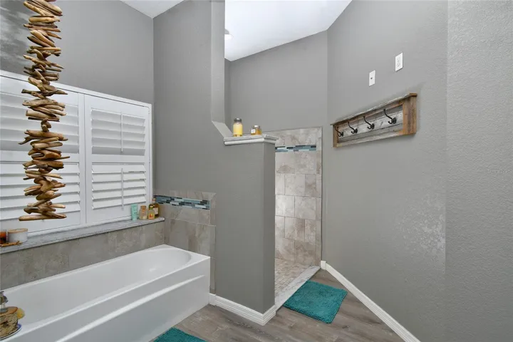 Beautifully updated primary bathroom