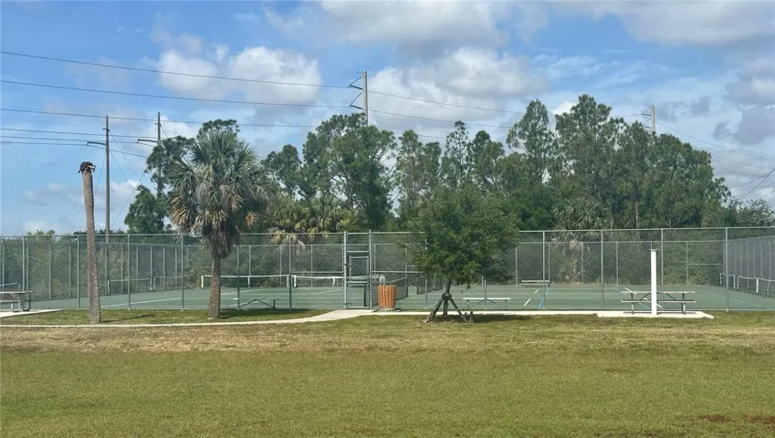 Tennis at the Deep Creek Park