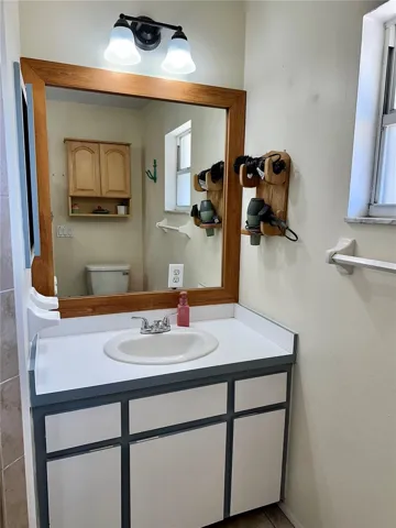 Master bathroom vanity