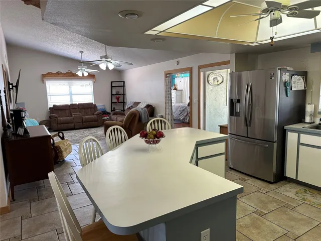 Kitchen with an island