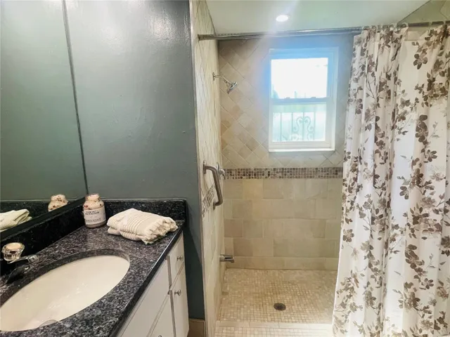 Primary ensuite with walk in shower.