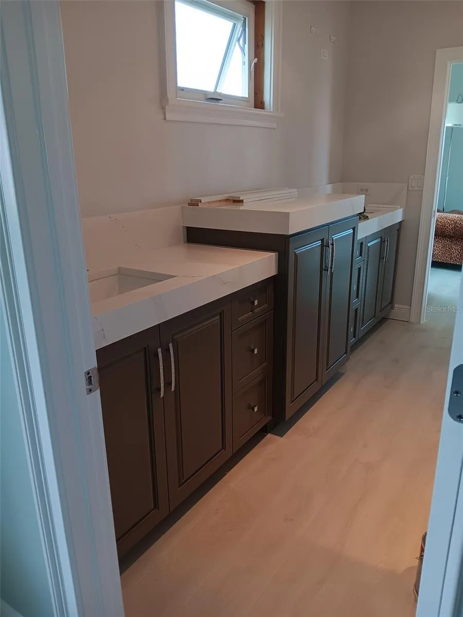 Custom Cabinets.
