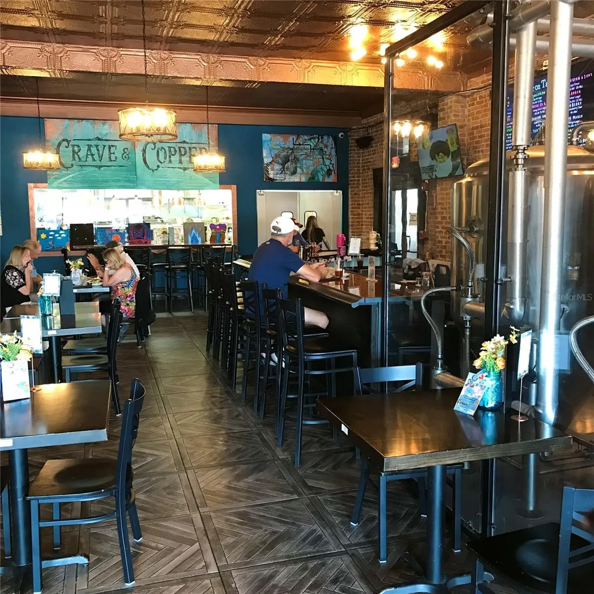 INSIDE CRAVE AND COPPER.
