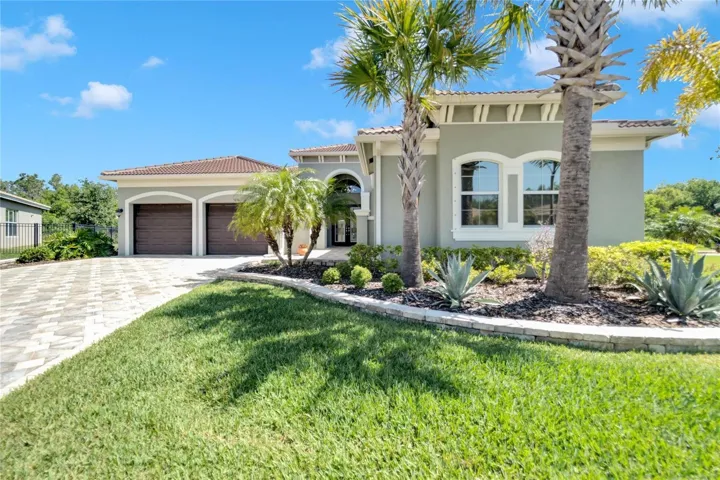 Exterior Front Landscape Curbing