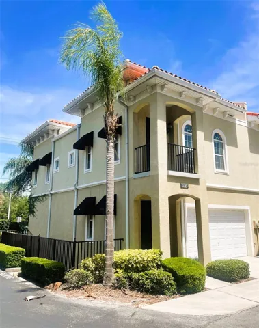front of townhome- corner unit