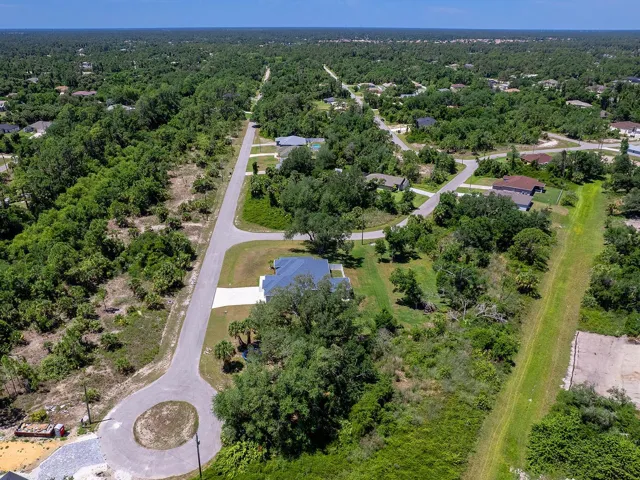 Aerial view of home