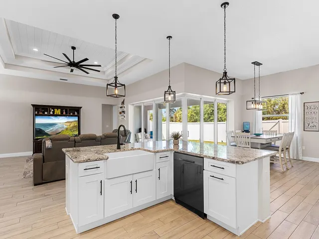 Such a naturally lit, easy flow floor plan.