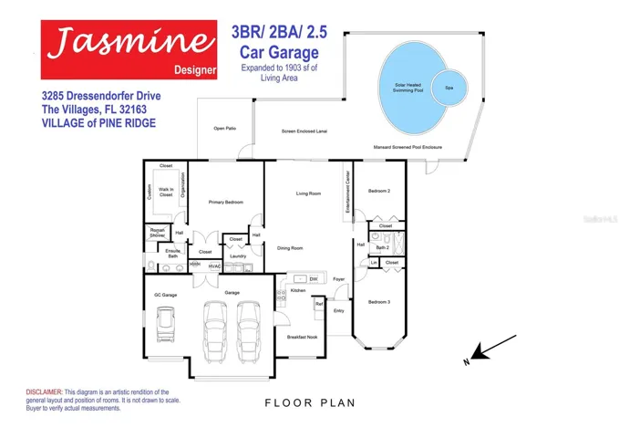 JASMINE Designer (Expanded to 1903 sf LA)