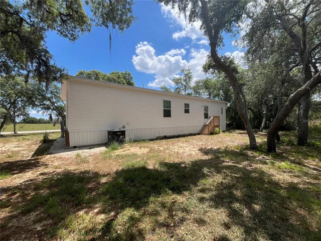 Back view of home