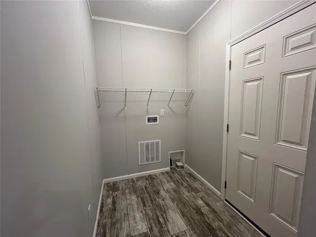 Inside utility room