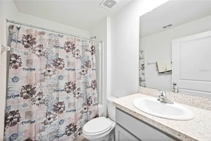 Shared full bathroom