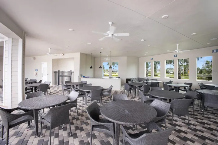 Community clubhouse seating