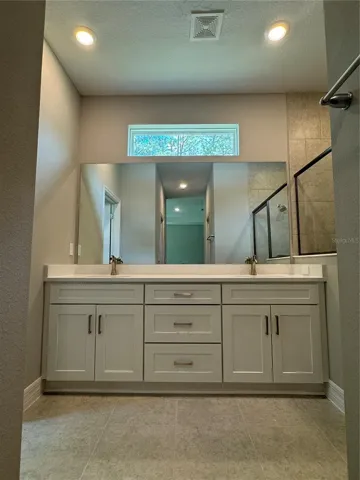 Primary Bath His and Her Sinks