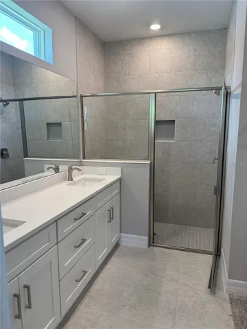 Primary Bath facing Shower