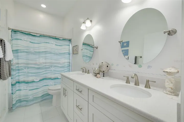 Bathroom 2 with double vanity