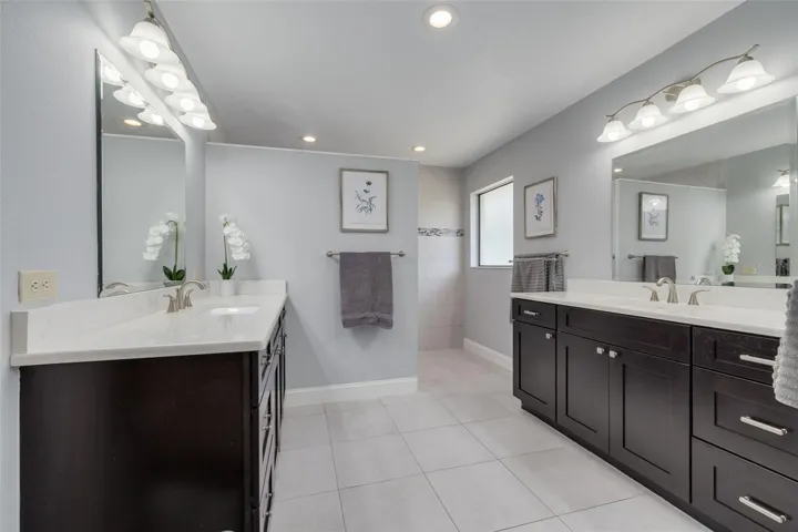 Primary Bathroom with Double Vanity