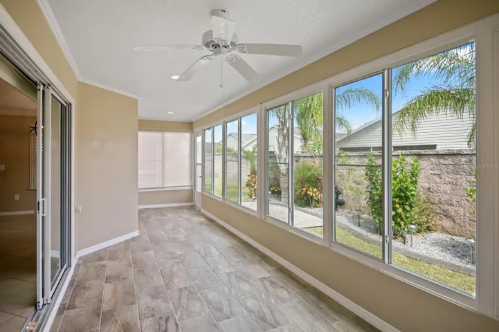 Lanai with insulated windows