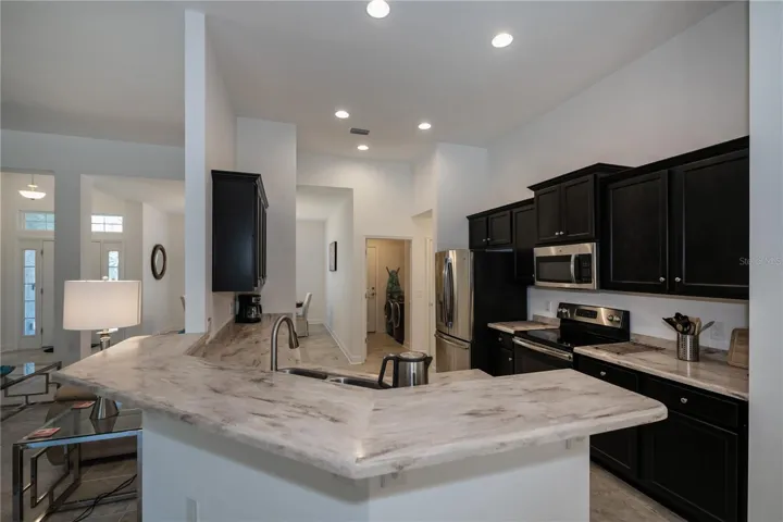 Gorgeous two tone cabinetry