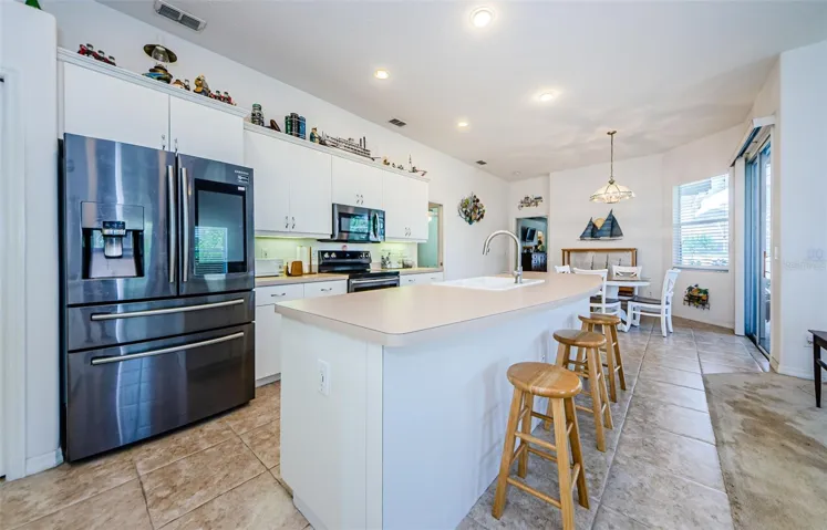 Kitchen with updated appliances