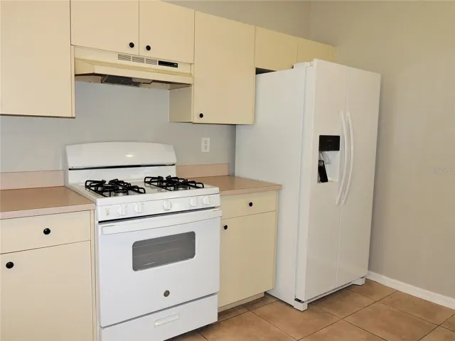 Kitchen With New Refrigerator