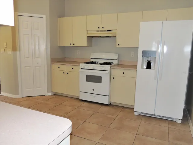 Kitchen With New Refrigerator