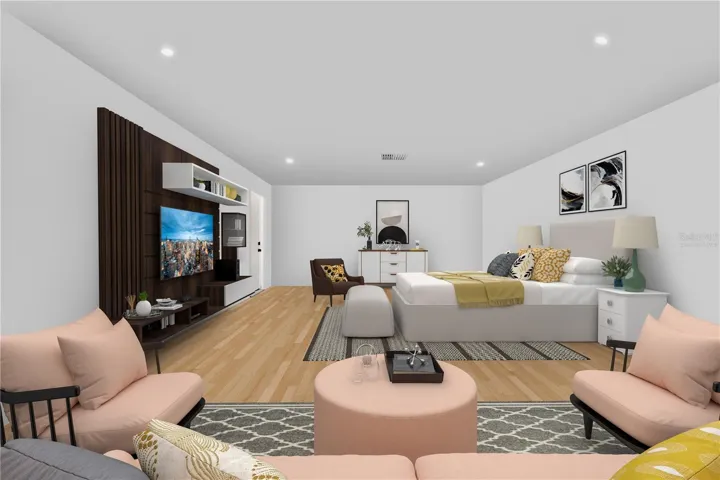 Garage conversion (virtually Staged for affect)