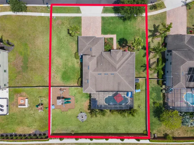 Aerial View/Half Acre Lot