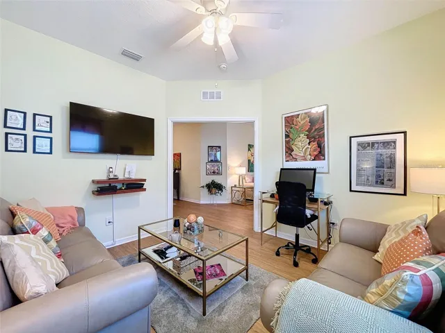 Large Walk-In Closet with electrical outlet.