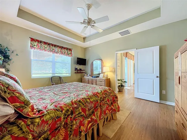 View of the bedroom from your En Suite- plenty of room for additional furniture.