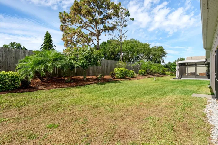 Lawn service is included in the monthly HOA fees
