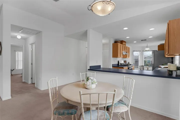 Formal dining area