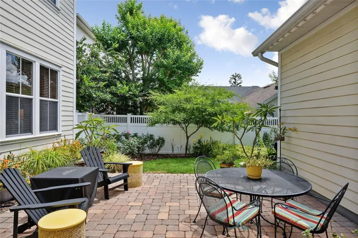 Paved Patio Area